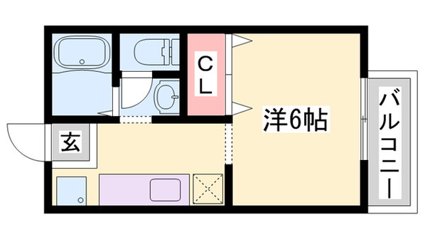 社町駅 バス15分  社高校前下車：停歩3分 2階の物件間取画像